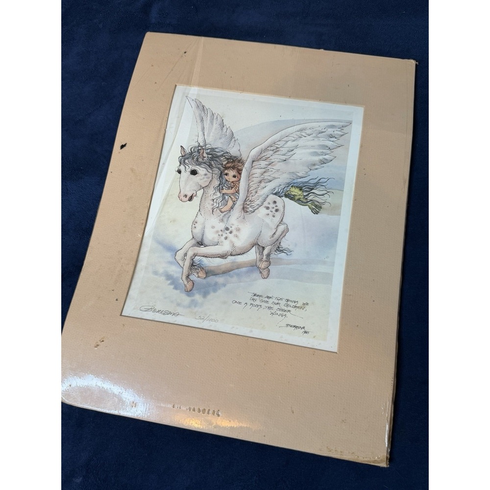 Vtg 1980 Jody Bergsma Roots & Wings Limited Edition Print 52/1000 1st Yr
